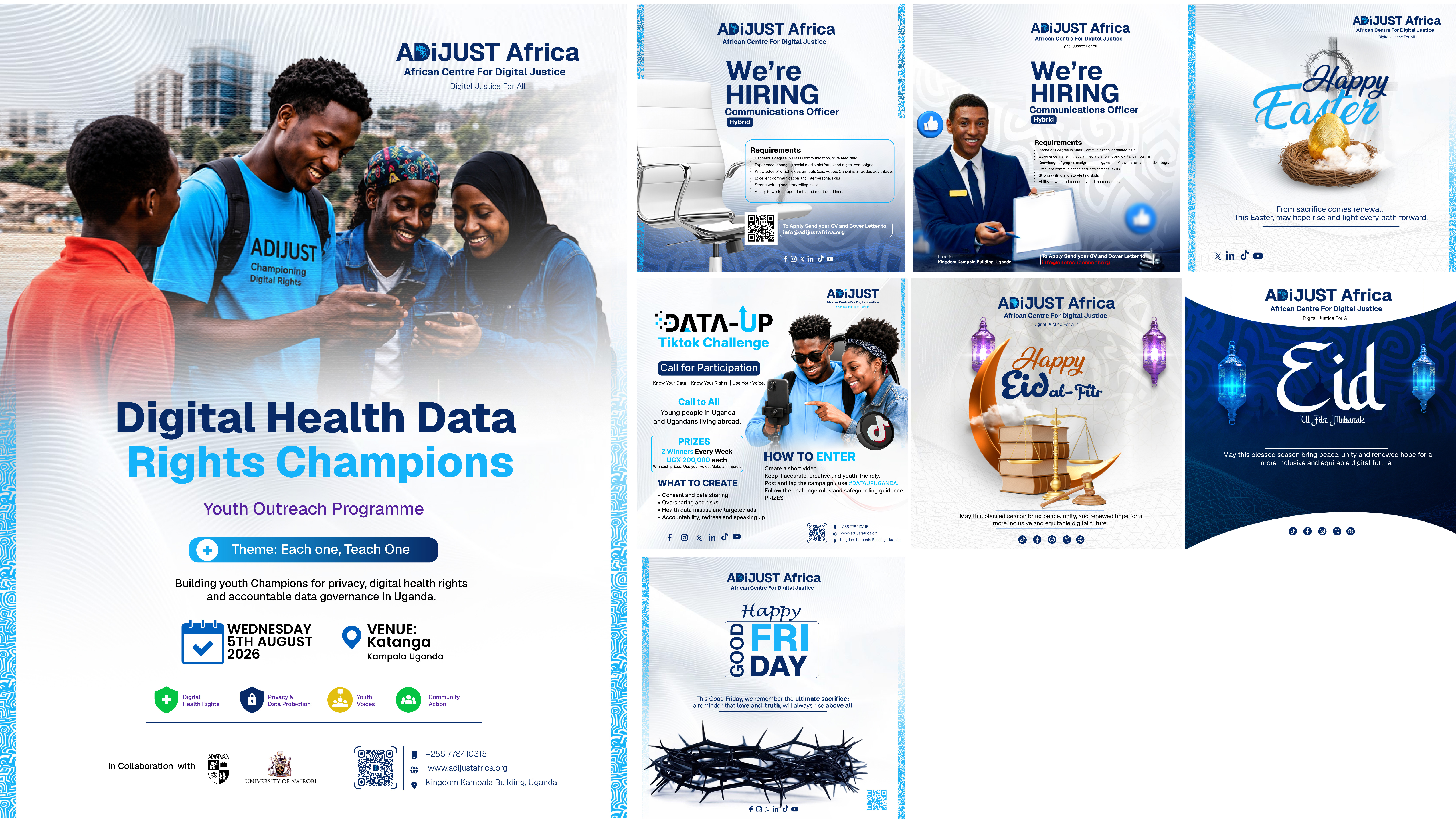 ADiJUST Africa digital rights outreach and campaign designs